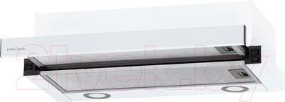 Вытяжка телескопическая Krona Kamilla 600 T / КА-00007311 (белый)