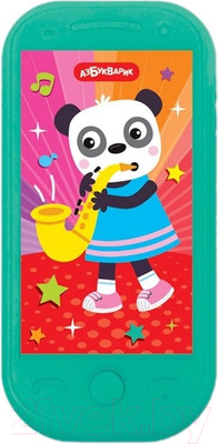 Развивающая игрушка Азбукварик Веселая Панда. Смартфончик малыша / 3138