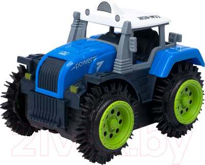Трактор игрушечный Bondibon Перевертыш / ВВ5886 (синий)