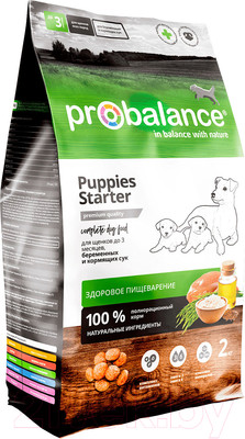 Сухой корм для собак ProBalance Starter (2кг)