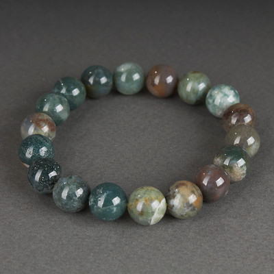 Браслет Wolves Яшма зеленая 40568 (р.17)