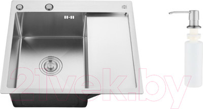 Мойка кухонная РМС MRK-5851L (с дозатором)