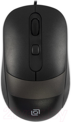 Мышь Оклик 310M (черный/серый)