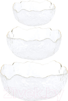 Набор салатников Nouvelle Frost / 9903602 (белый)