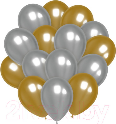 Набор воздушных шаров Meshu Shine М12/30см / MS_55844 (25шт)