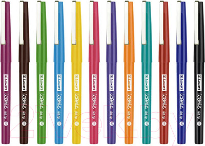 Набор капиллярных ручек Luxor Iconic М / 15800 F/12 BC (12цв)