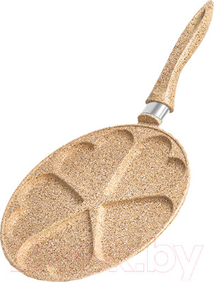 Сковорода для оладий Elan Gallery Гармония вкуса / 121127 (медовый гранит)
