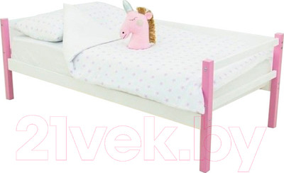 Кровать-тахта детская Бельмарко Skogen / 603 (лавандовый/белый)