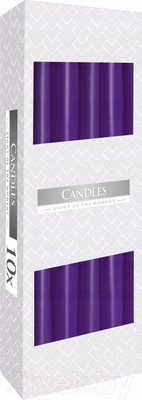 Набор свечей Bispol S30-040 (10шт, фиолетовый)