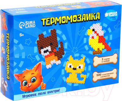 Развивающая игра Школа талантов Термомозаика. Животные / 7573605