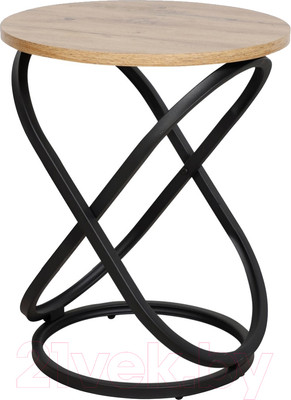 Журнальный столик Signal Eos E (дуб артизан/черный)