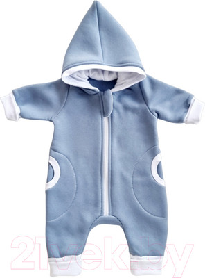 Комбинезон для малышей Sofi Гном с капюшоном / 3110-6 (р.68, деним)