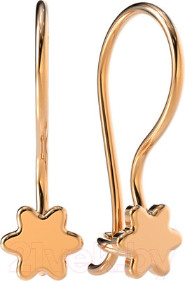 Серьги из розового золота ZORKA 300109А