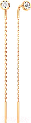 Серьги из комбинированного золота ZORKA 3D00207.14K.B.ZZ (с бриллиантами)