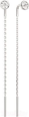 Серьги из белого золота ZORKA 3D00207.14K.W.ZZ (с бриллиантами)