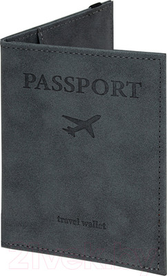 Обложка на паспорт Brauberg Passport / 238203 (серый)
