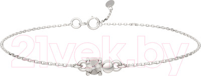 Браслет из белого золота ZORKA 6D00367.14K.W.ZZ (18см, с бриллиантом)