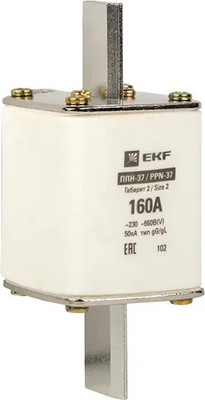 Предохранитель плавкий EKF PROxima fus-37/400/160