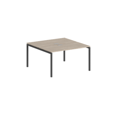 Комплект письменных столов Norden 140x123.8x75 / SG.242.OL.44.AN (антрацит/дуб светлый)