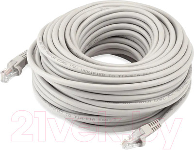 Кабель Buro UTP-5E-10M-G (10м, серый)