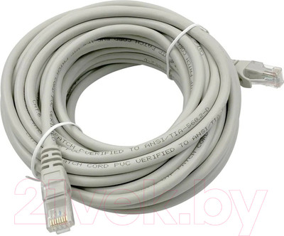 Кабель Buro UTP-6-10M-G (10м, серый)