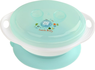 Тарелка для кормления Pituso На присоске с крышкой / KD88662 (мятный)