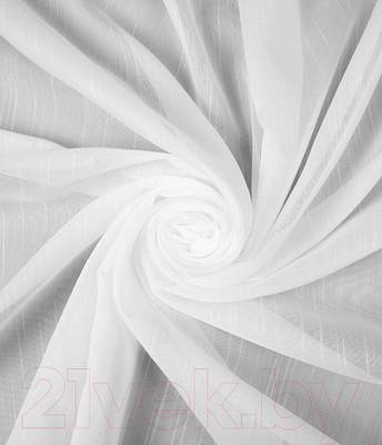 Гардина LEGRAND Кристи 500x260 / 58128664 с утяжелителем (белый)