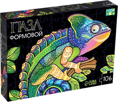 Пазл Puzzle Time Хамелеон / 7516341