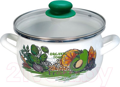 Кастрюля Сантэкс Авокадо 1-2440112 (белый)