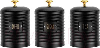 Набор емкостей для хранения Elan Gallery Tea, Coffee, Sugar / 240392