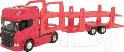 Автовоз игрушечный Welly Scania V8 R730 / 68023SS-F-GW