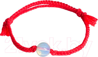 Браслет Wolves Красная нить с лунным камнем 40861