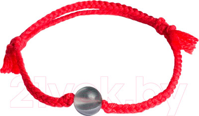 Браслет Wolves Красная нить с опалом 40873 (серый)
