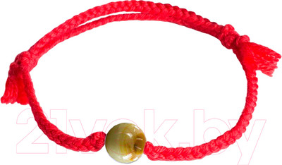 Браслет Wolves Красная нить с ониксом 40877 (мраморный)