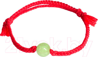 Браслет Wolves Красная нить с ониксом 40881 (зеленый)