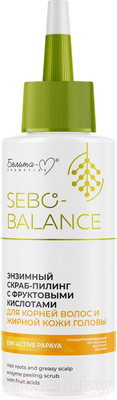 Скраб для кожи головы Белита-М Sebo-Balance Энзимный с фруктовыми кислотами (150г)