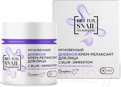 Крем для лица Белита-М Bio-Tox Snail Neuropeptide Мгновенный дневной релаксант (50г)