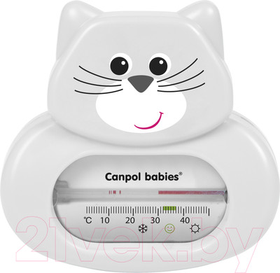 Детский термометр для ванны Canpol Котенок / 56/142