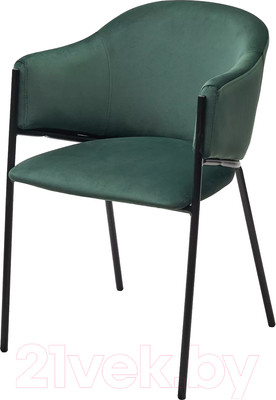 Стул M-City Дилл / 688M05714 (H-30 изумрудный велюр/черный каркас)