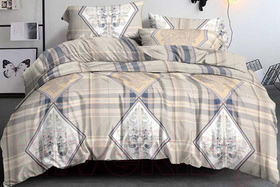 Комплект постельного белья Бояртекс №11535-07 Евро-стандарт (полисатин)