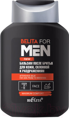 Бальзам после бритья Belita For Men Для кожи склонной к раздражениям (250мл)
