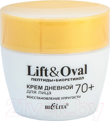 Крем для лица Belita Lift&Oval 70+ Пептиды+Биоретинол Восстановление упругости День (50мл)