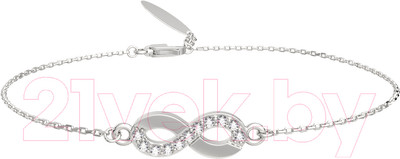 Браслет из серебра ZORKA 0640018 (20см, с фианитами)