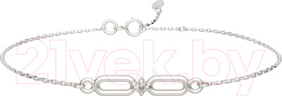 Браслет из серебра ZORKA 0640038.ZZ (18см, с фианитом)