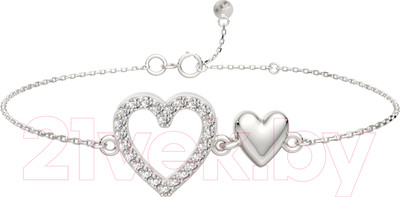 Браслет из серебра ZORKA 0640050.ZZ (18см, с фианитами)