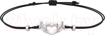 Браслет из серебра ZORKA 0670033.01 (18см, с фианитом)