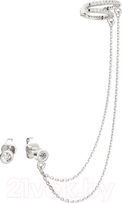 Серьги из серебра ZORKA 03101137 (с фианитами)