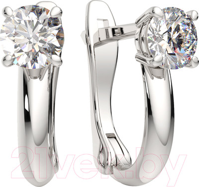 Серьги из серебра ZORKA 0310162 (с фианитами)