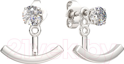 Серьги из серебра ZORKA 0310469 (с фианитами)