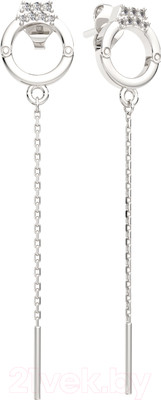 Серьги из серебра ZORKA 0310494 (с фианитами)